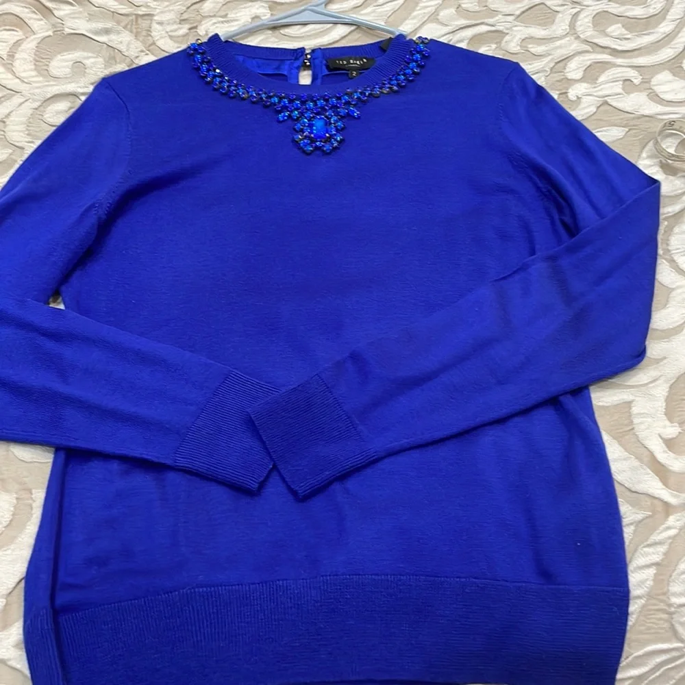 Firm price ! Ted baker London sweater jeweled - Picture 2 of 6